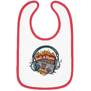 Discover Beats & Rhymes Graffiti Bibs – Classic Hip-Hop