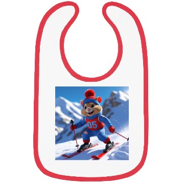 Discover Hamster climbing the mountains Bibs