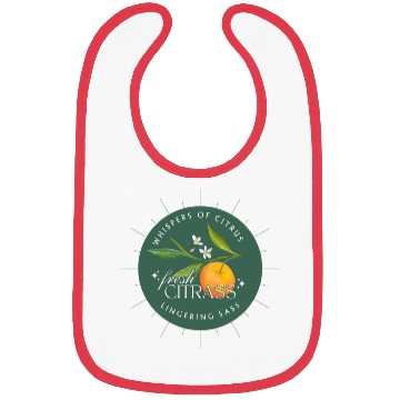 Discover Elegant Citrus Branding Design Bibs