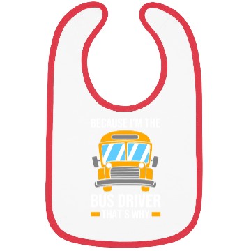 Discover School Bus Driver Funny School Bus Bibs