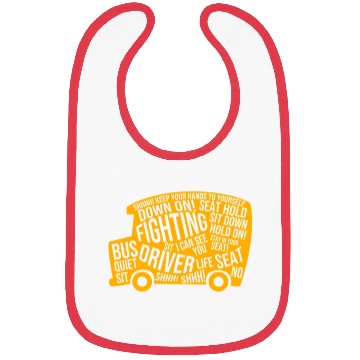 Discover School Bus Driver Funny Yellow Bus Bibs