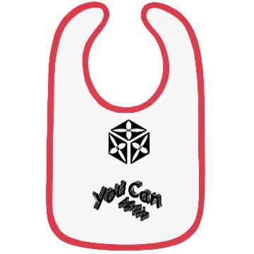 Discover "You Can Win" 3D Typography Motivational Bibs