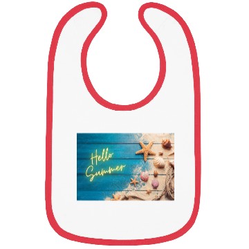 Discover Hello Summer 2025 Bibs – Beach Vibes & Neon Glow