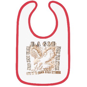 Discover The eagle in the storm Bibs