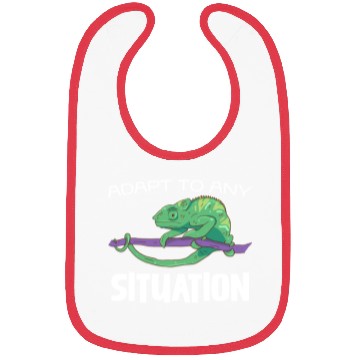Discover Adapt to Any Situation Chameleon Illustration Bibs