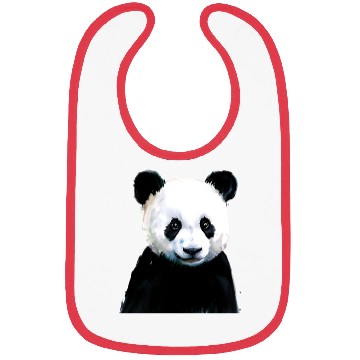 Discover Panda Illustration Bibs