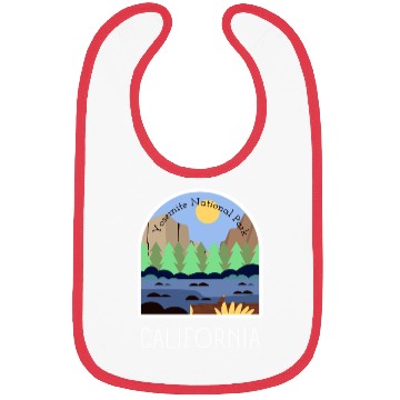 Discover Retro Yosemite National Park California Bibs