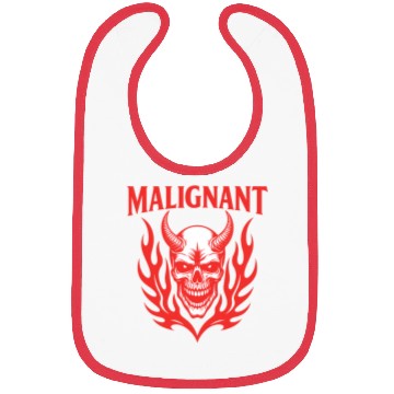 Discover MALIGNANT Demon Skull Graphic Bibs – Bold Darkwear