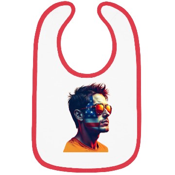 Discover Patriotic American Spirit in Style Bibs