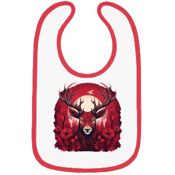 Discover Stag of the Crimson Grove Bibs