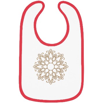Discover Eternal Bloom Mandala Bibs – Golden Harmony Design