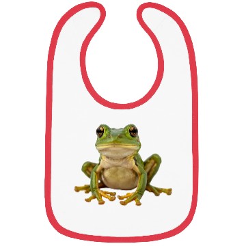 Discover Realistic Frog Portrait Bibs