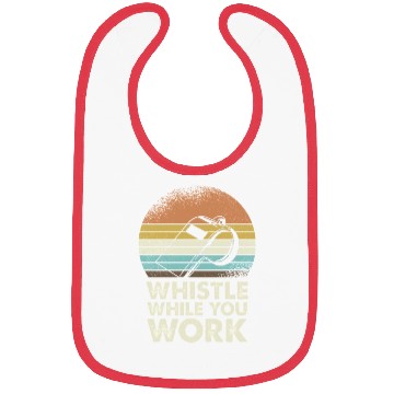 Discover Whistle While You Work Retro Vibes Bibs