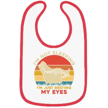 Discover Resting My Eyes Bibs – Funny Dad Joke Gift