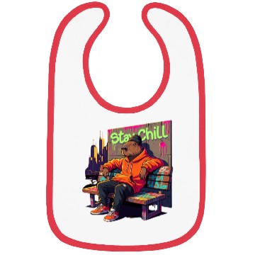 Discover Capybara Stay Chill Bibs