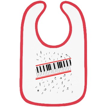 Discover Michael 80s Beat It Piano Design Bibs