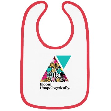 Discover Bloom Unapologetically - Teal Bibs