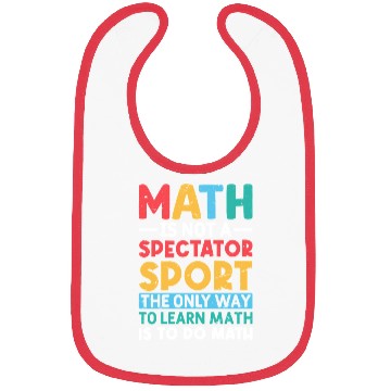Discover Math saying for mathematician mathematics geek Bibs