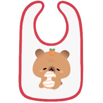 Discover Sleepy Capybara Bibs