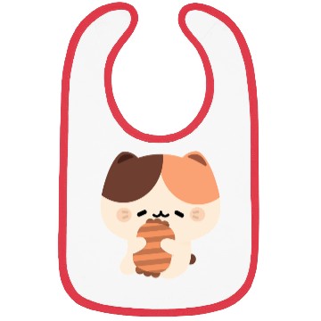 Discover Sleepy Tortie Cat Bibs