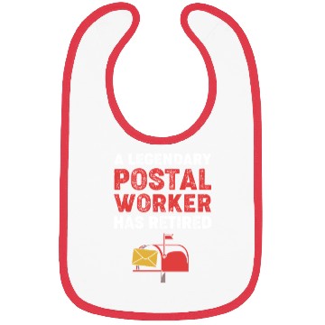Discover Retired Postal Worker Mailman Bibs