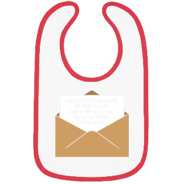 Discover Postal Worker Postman Mail Carrier Bibs