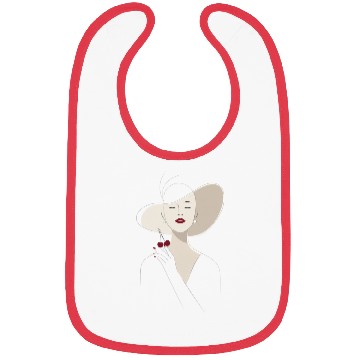 Discover Cherry Wine Elegance Bibs