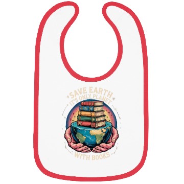 Discover Earth and Books Conservation Design Bibs