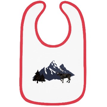 Discover Geometric Wilderness — Crystal Deer Bibs