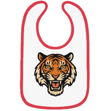 Discover tiger symbol Bibs