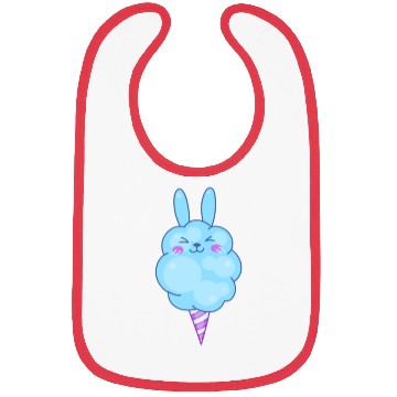 Discover Cute Cotton Candy Bunny Bibs