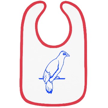 Discover Bird raven dove sitting cable hawk eagle birdie Bibs