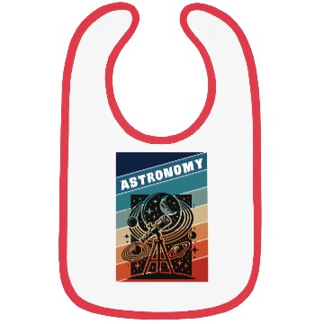 Discover Astronomy Retro Style Bibs