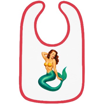 Discover Classic Vintage Mermaid Pinup Bibs