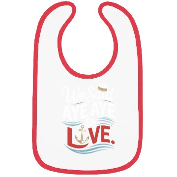 Discover Romantic Cruise Ocean Love Sunset Sail Couples Bibs