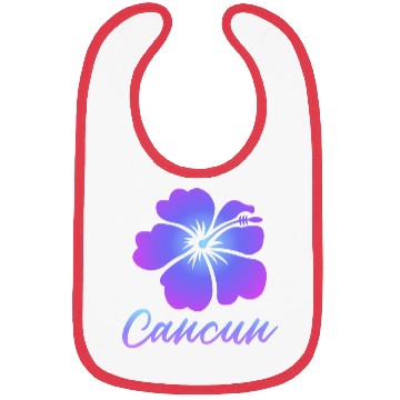 Discover Cancun Hibiscus Bibs