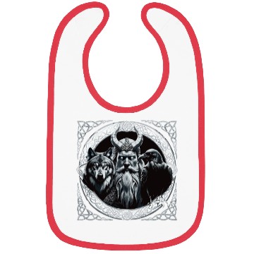 Discover Viking Warrior Man Odin Thor Norman Walhalla Bibs