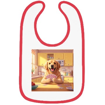 Discover card game dog Bibs