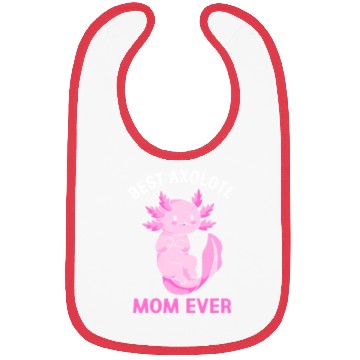 Discover Axolotl Mom Salamander Bibs