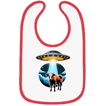 Discover Cattle Mutilations UFO Cow Abduction Bibs