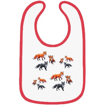 Discover Geometric Foxes, Fox Illustration, Fox Sticker, St Bibs
