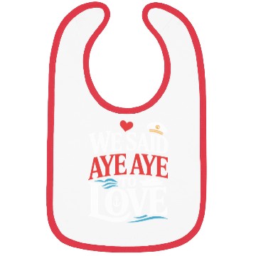 Discover Romantic Cruise Ocean Love Sunset Sail Couples Bibs