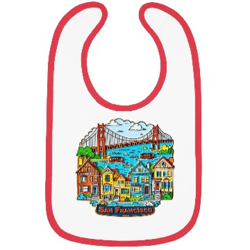 Discover San Francisco Bibs