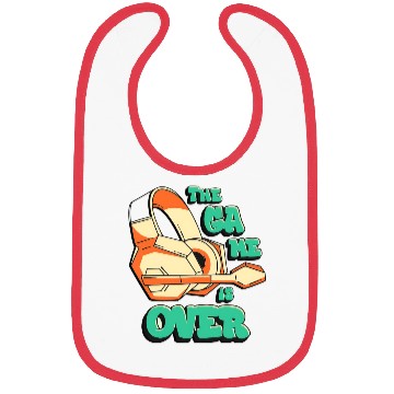 Discover The Game Is Over Gamer Bibs – Funny Rage Quit