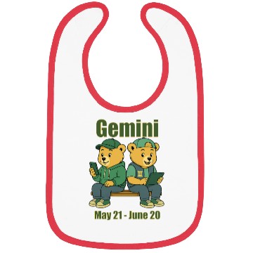 Discover Gemini Bear Bibs