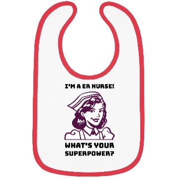 Discover Funny Emergency Room Nurse Bibs