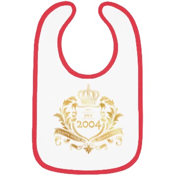 Discover 21st birthday Semper Verum - Established 08/2004 Bibs
