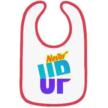 Discover never give up Bibs