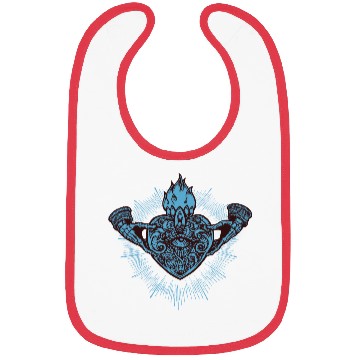 Discover Sacred Heart Claddagh Symbol - Lowbrow Bibs