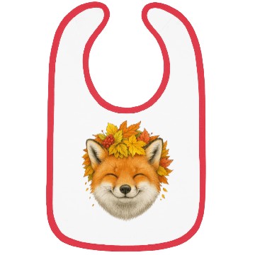 Discover Autumn Fox Smile Bibs